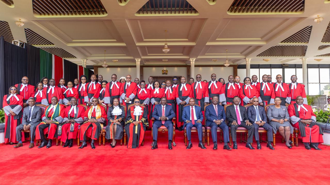 Swearing-in of 37 judges at State House, Nairobi